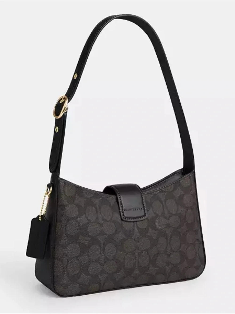 COACH Eliza Shoulder Bag in Signature CANVAS